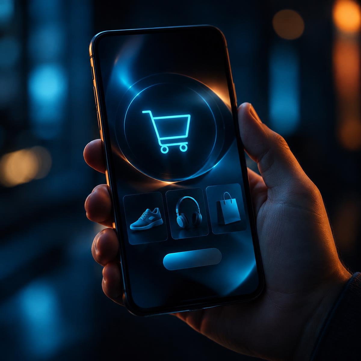 Compra feita pelo celular